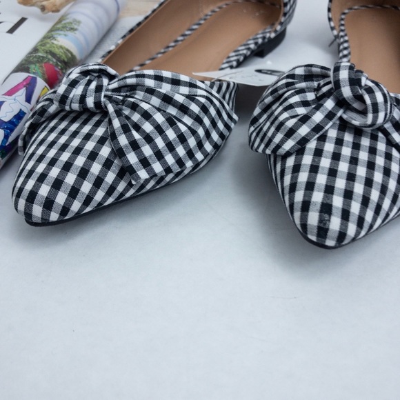 ❕a new day • gingham checked flats - Picture 4 of 8